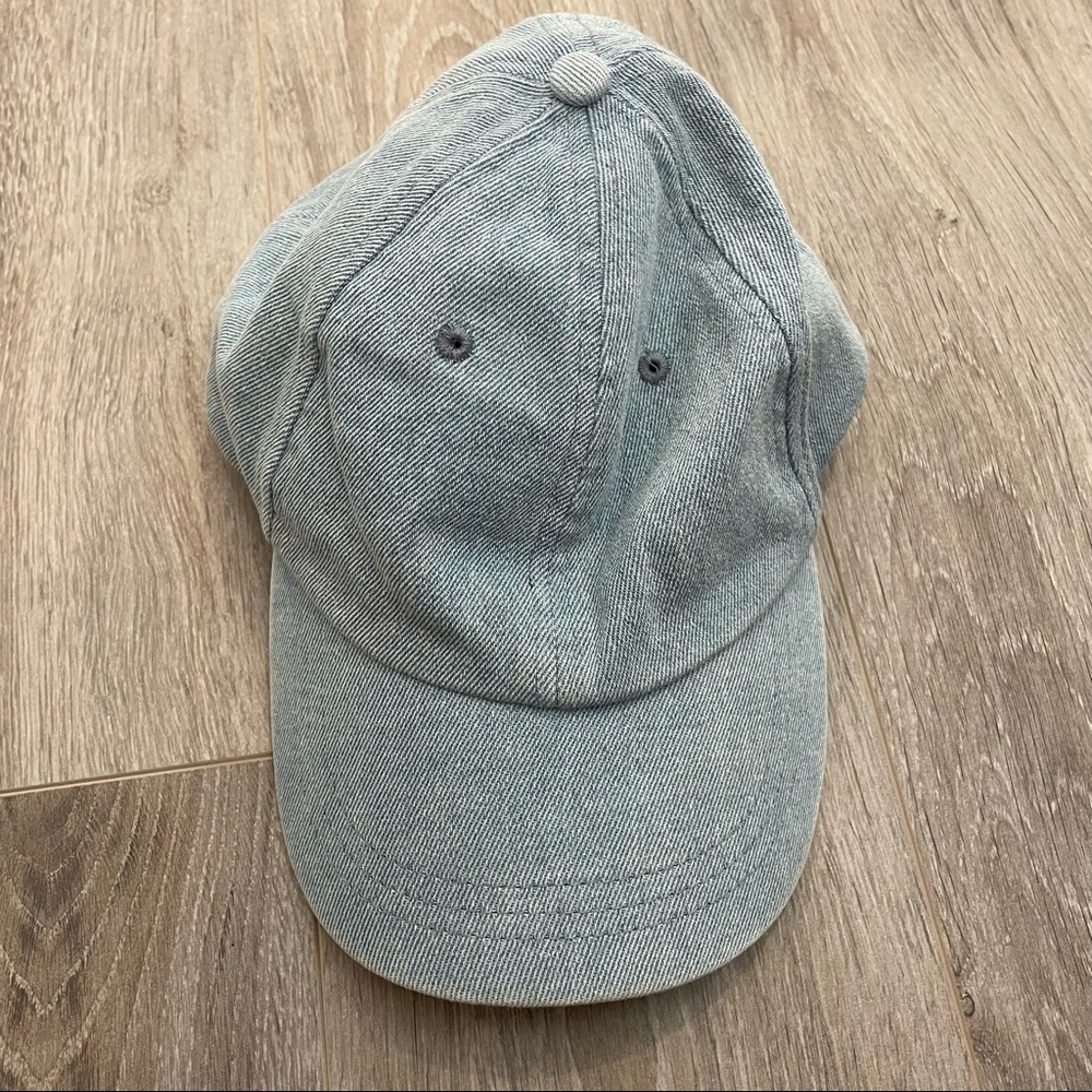 Light blue wash denim dad style hat from Garage